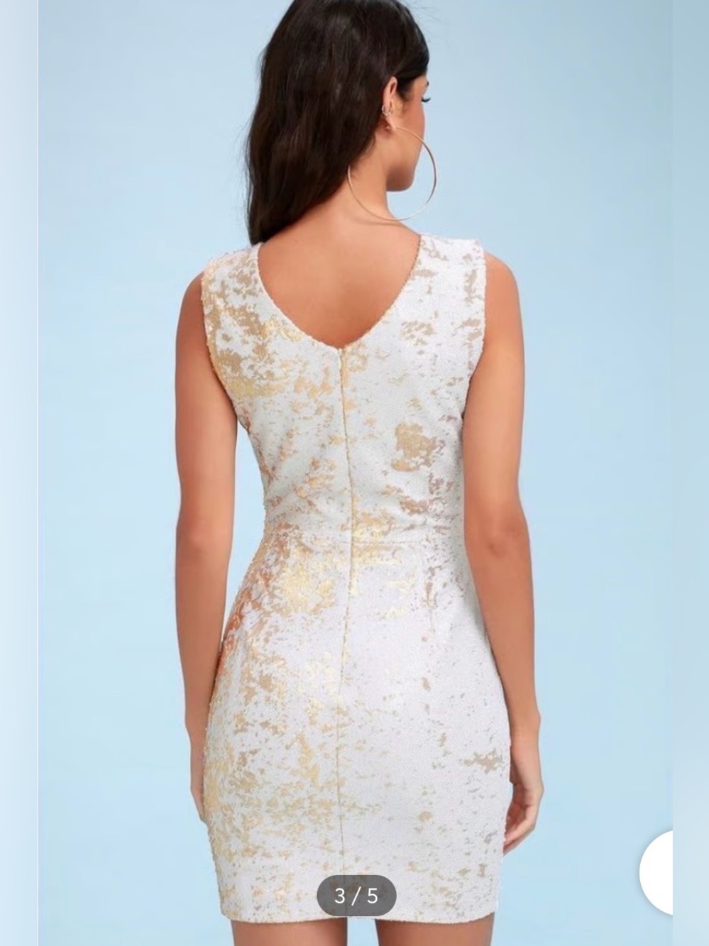 Dress the Population Cody sequin bodycon dress - size large - Picture 12 of 12